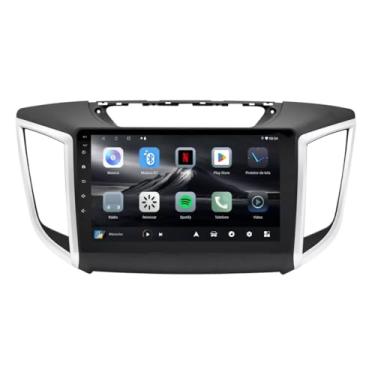 Imagem de Central Multimídia Creta 2017 2018 2019 2020 2021 Adak G2 Tela de 9" QLED 2GB de RAM 64GB Android Auto e Carplay + Câmera de ré - PLAY-2964/G2