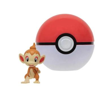 Imagem de Boneco Pokemon - Pokebola - Clip N Go - Chimchar + Poke Bola SUNNY BRI
