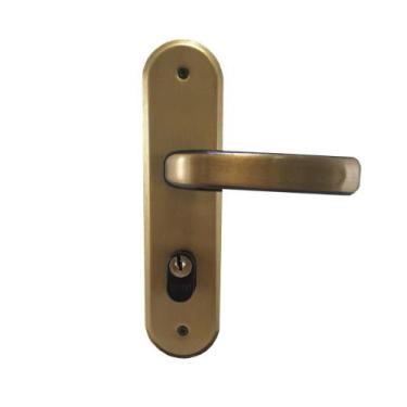 Imagem de Fechadura Bronze Modelo Stilo para Porta Externa - Mgm, Tamanho: Exter