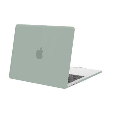 Imagem de Capa MOSISO compatível com MacBook Air de 13,6 polegadas verde antigo