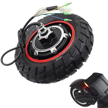 Imagem de Electric Scooter Hub Motor Rear Wheel, 10 Inch 48V 800W Rear Wheel Drive Motor Replacement With Tire,Compatible with kugoo M4 M4pro Electric Scooter