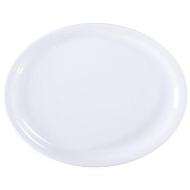 Imagem de Prato Steak Tramontina Paula Em Porcelana Branca 31cm