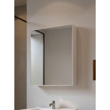 Imagem de Armário Para Banheiro Com Espelho 60cm Mdf Branco - On Móveis