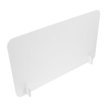 Imagem de Zerodeko Divisória para Tampos de Mesa: Painel de Privacidade Em Pvc para Salas de Aula, Escritórios E Restaurantes, Branco, 15,74 X 19,70 Polegadas