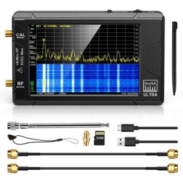 Imagem de Analisador De Espectro Compacto TinySA ULTRA De 4 Polegadas, 100kHz a 