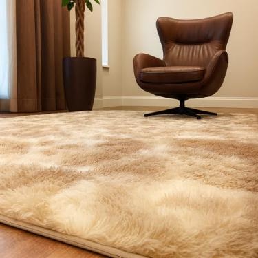 Imagem de Tapete Felpudo Shaggy Luxo 3,00x2,00 Bege Mesclado Costa Oro Elegante