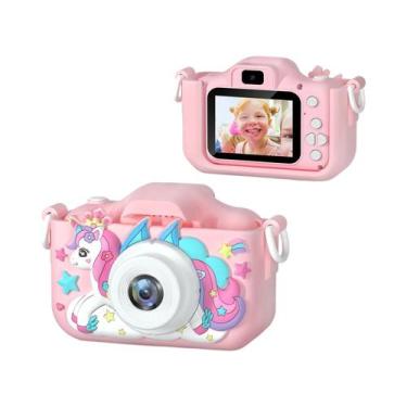 Imagem de Câmera Digital Mini Para Crianças 1080P HD Com Tela De 2 Polegadas Des