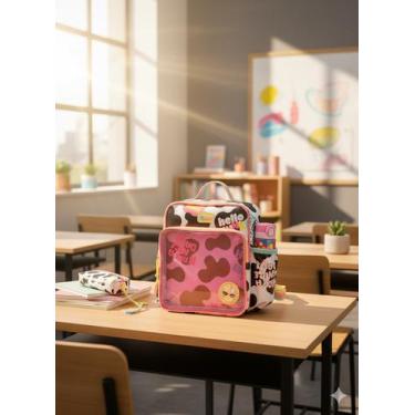 Imagem de Lancheira Térmica Puket Vaca Summer Drinks Off White