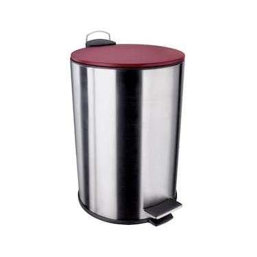 Imagem de Lixeira Euro Home com Pedal LIX2256-VM em Inox e PP – 12 L