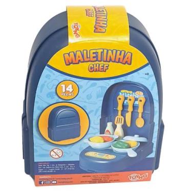Imagem de Brinquedo Maletinha Faz De Conta Acessórios Temática - Toyng, Chef azu
