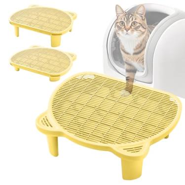 Imagem de Degrau de coleta de areia para caixa de areia de gato, banco de armadilha de areia para autolimpeza automática de caixa de areia, escadas de coleta de areia para robô de areia, rampa coletora de areia