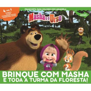Imagem de Livro - Masha E O Urso Prancheta Colorir Com Aquarela