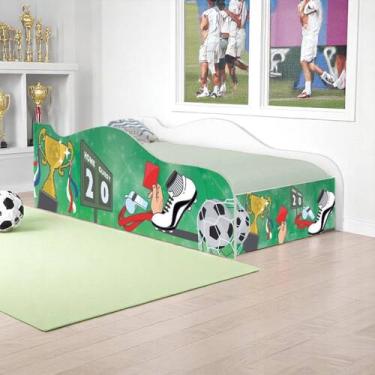 Imagem de Cama mobili solteiro futebol placar - kids Mobili