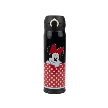 Imagem de Garrafa Térmica Preta Minnie 400Ml - Disney