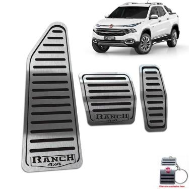 Imagem de Descanso + Pedaleira Aut Fiat Toro Ranch 2016 A 2021 Preto