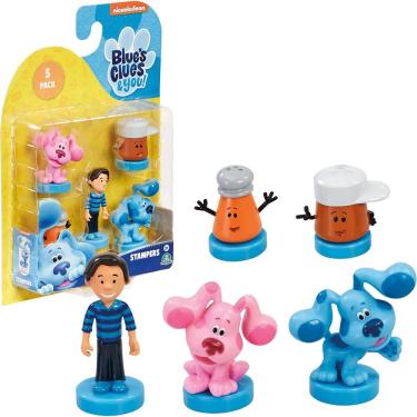 Imagem de Blues Clues Stamps 5pk Josh Canela Páprica Magenta Figura