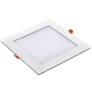 Imagem de Plafon Painel de Led Avant Pop 18W Branco 6500K 1080 Lúmens Quadrado de Embutir 22x22cm Bivolt