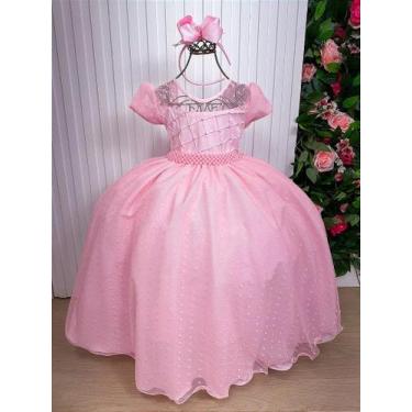 Imagem de Vestido Longo de Formatura Rosa Bebê para Meninas - Fabuloso Ateliê, 4
