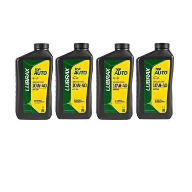 Imagem de Oleo Top Auto Lubrax 10W40 Api Sn Semissintetico 4 Litros
