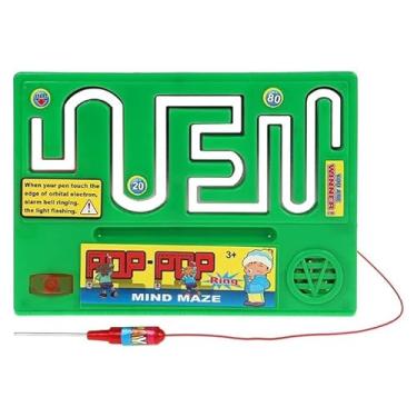 Imagem de Jogo de Mesa Infantil Passa Passa Eletrizante, Plástico, 25x20x15 cm, Interativo com Luz e Som, 2-4 Jogadores, 4 Anos ou Mais (Verde)