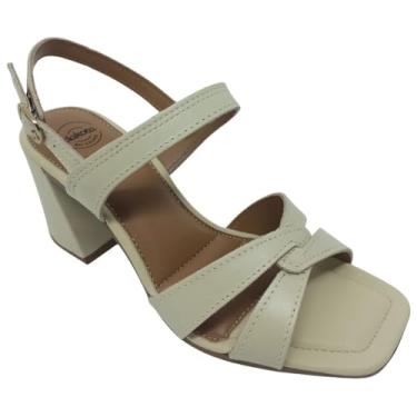 Imagem de Dakota, Sandália Dakota Feminina Couro com Recortes (Maggiori Vanilla, BR, Adulto, Numérico, 36)