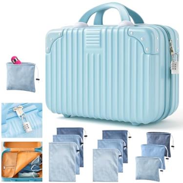 Imagem de Dansydaisy Estojo organizador de brinquedos para jogos adultos e 9 unidades de bolsas de armazenamento de brinquedos, caixa organizadora reutilizável para mulheres e homens, bolsa de 3 tamanhos para