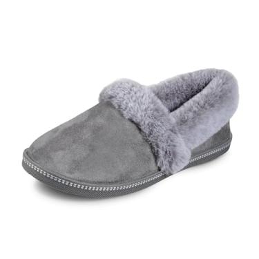 Imagem de Skechers Pantufa feminina aconchegante Campfire-Team Toasty, Carvão, 36