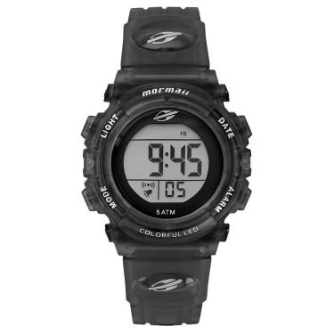 Imagem de Relógio Mormaii Masculino Ref: Mo03121tp/8p Infantil Digital Preto Translúcido