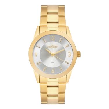 Imagem de Relógio Condor Feminino Ref: Co2035nqn/4k Casual Dourado