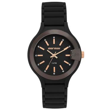 Imagem de Relógio Mormaii Feminino Ref: Mo2036jw/8p Esportivo Analógico Black