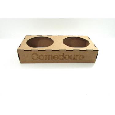Imagem de bebedouro comedouro pet - Fina Arte aretefatos em mdf