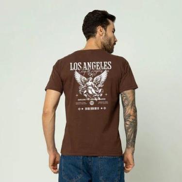 Imagem de Camisa Camiseta Estilo Urbano Streetwear City Of Los Angeles Unissex L