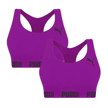 Imagem de Kit 2 Tops Puma Nadador Sem Costura Feminino