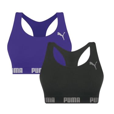 Imagem de Kit 2 Tops Puma Nadador Sem Costura Feminino
