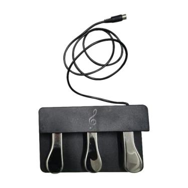 Imagem de Dynwave Pianos de Pedal Eletrônico Sustain Sintetizador Pedal Triplo Universal