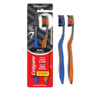 Imagem de Colgate - Escova De Dente Colgate Zig Zag Carvao C/2