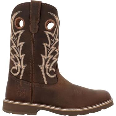 Imagem de Georgia Boot Tênis masculino Core 37 Western 28 cm, bico macio elétrico/resistente - marrom, Marrom, 39 BR