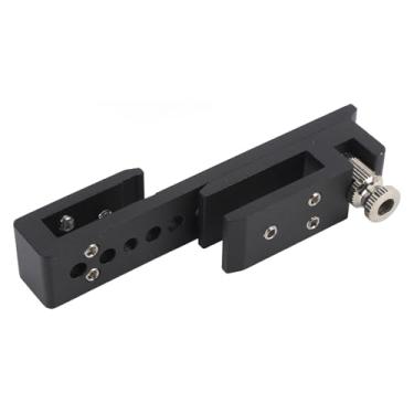 Imagem de FTVOGUE Fechadura Sem Moldura para Porta Deslizante de Banheiro, Trava de Segurança Com 12 Furos, Limite de Metal, Porta de Vidro, Fechadura Com Catraca para Casa, Hotel (Preto 12mm)