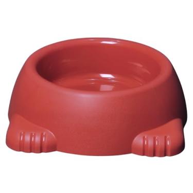 Imagem de Bebedouro Comedouro 1000ML Patinhas Pet Para Cães e Gatos Médio E Grande Porte (Vermelho)