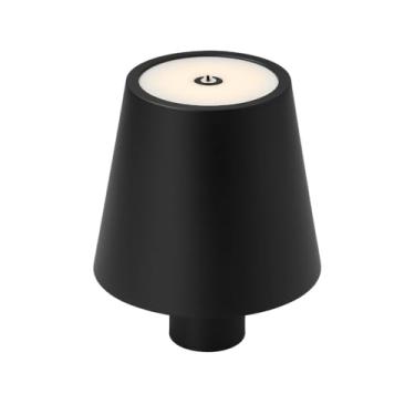 Imagem de Mini Luminária Led 3 Cores de Luz - Preta