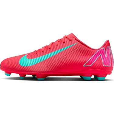 Imagem de Nike Tênis de futebol masculino Mercurial Vapor 16 Club MG de cano baixo, Ember Glow Aurora Green, 43 BR