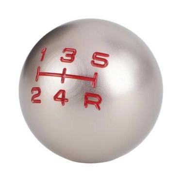 Imagem de Manopla De Câmbio Em Forma De Bola De Alumínio Fosco 5/6 Velocidades P