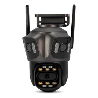 Imagem de Câmera Segurança P15 Ptz Wifi Full Hd Externa Lente Lens Icsee Tripla 