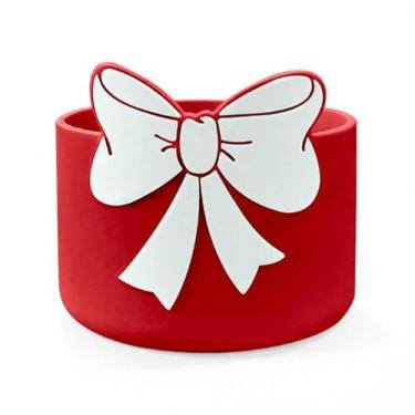 Imagem de Bota de silicone com laço 3D, capa protetora, acessórios para garrafas de água de aço inoxidável, 4 cores