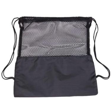 Imagem de Mochila de basquete, bolsa de rede de malha Oxford, bolsa portátil para armazenamento de bolas