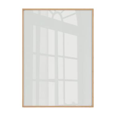 Imagem de Porta-Retratos Magnéticos Quadro Moldura 50x70 Caixa Alta Grande Com Vidro ou Acetato Certificado Caixa Alta(Avelã,Acetato)