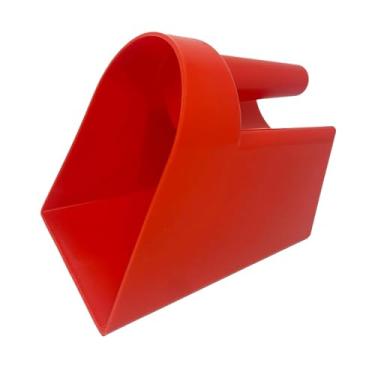 Imagem de oshhni Colher de ração com alça lateral, colher de grãos grandes reutilizável, de ração animal para suprimentos de alimentação, restaurante, cavalo, frango