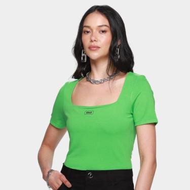 Imagem de Blusa CLC Casual Feminina, Verde limão, EP