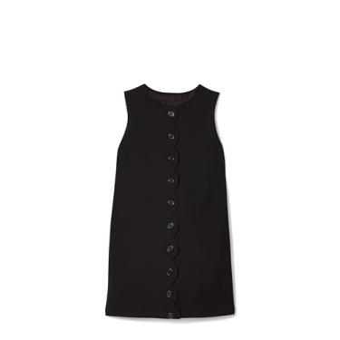 Imagem de Kate Spade New York Vestido feminino recortado com botões, Preto, 36