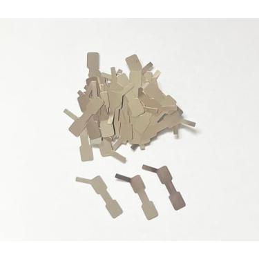Imagem de 100 peças de tiras de aço niquelado abas de solda para pacote de bateria de lítio DIY 18650, aba de conector de bateria, soldador a ponto de célula de bateria (0,12 x 8 x 28 mm tipo 2)